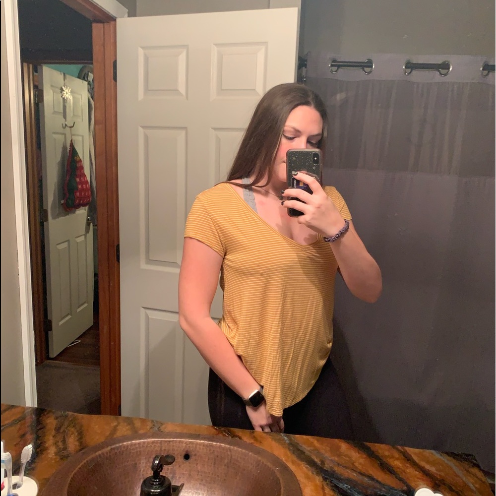 AEO soft and sexy striped short sleeve tee